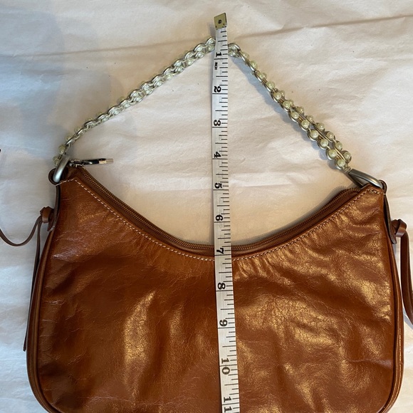 PRUNE leather brown bag - Picture 3 of 7